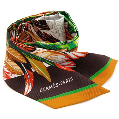 hermes danse pacifique twilly|HERMES Twilly Scarf Danse Pacifique Silk Made in France.